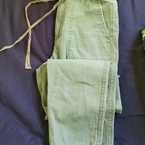 Olive green pants